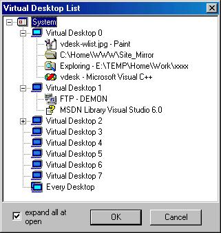 Screenshot of Virtual Desktop v 1.00 r 4