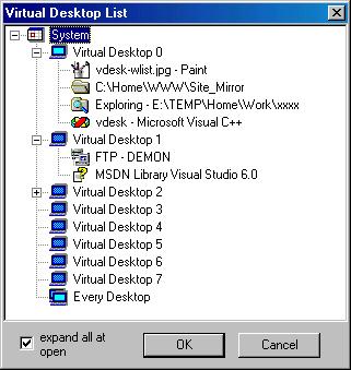 Screenshot of Virtual Desktop